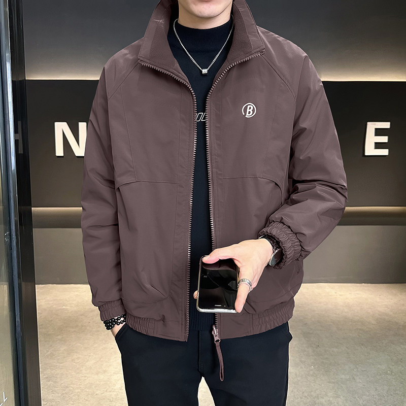 双面穿颗粒绒立领夹克外套男JK6626-P125,男装夹克,电商D236（原A051）