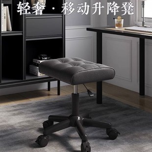 午休搁脚凳升降脚踏翘脚凳沙发凳办公室放脚凳真皮凳子家用垫脚凳