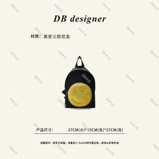 AY家三防尼龙面料笑脸小怪兽双肩包1293 笑脸包2.0