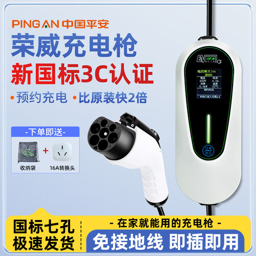 【官方原配】荣威充电枪随车充