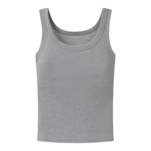 纯棉背心女内搭防走光遮副乳大码工字全棉外穿打底外搭吊带夏季薄