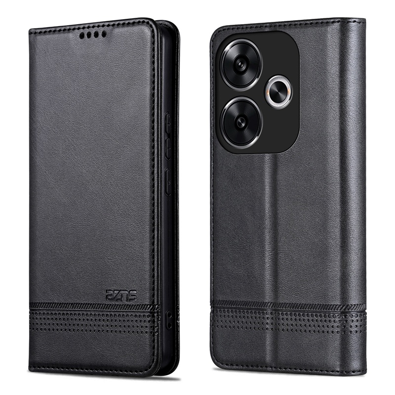 红米Turbo3仿皮商务翻盖皮套