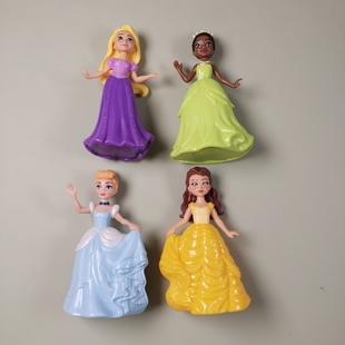 白雪艾莎公主换装玩偶女孩过家家玩具芭比摆件长发收藏系列