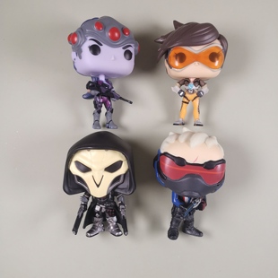 祖国版守望先锋周边游戏手办 猎空 死神 黑百合  士兵76 Q版摆件