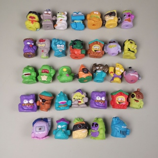 正版散货儿童软胶小玩具GROSSERY GANG垃圾虫软体公仔玩具