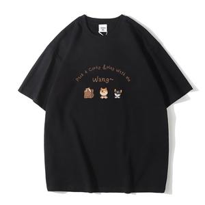 夏季潮牌纯健身运动坎肩衣服打底男装白色短袖t恤A5029 P25图片
