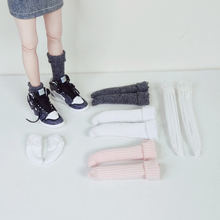 P20素体小布娃娃短袜中长筒袜子ob24丽佳az怪高ob26 ob27唐果袜子