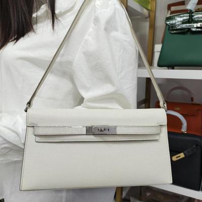 腋下包单肩包山羊皮手抓包凯莉包