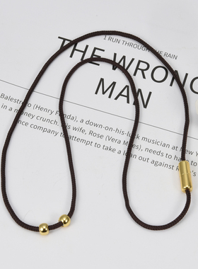 雅缤黄铜情侣diy饰品配件项链