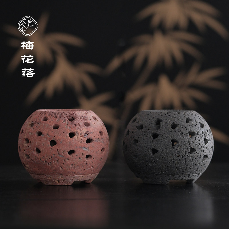 梅花落星球香炉天然洞石盘香香薰炉装饰摆件香器茶道配件手工石雕,餐饮具,茶道/香炉,淘宝优惠券,粉丝福利购,淘宝优惠卷