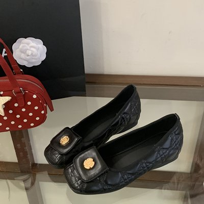 黑色小香风内增高金属扣玛丽珍