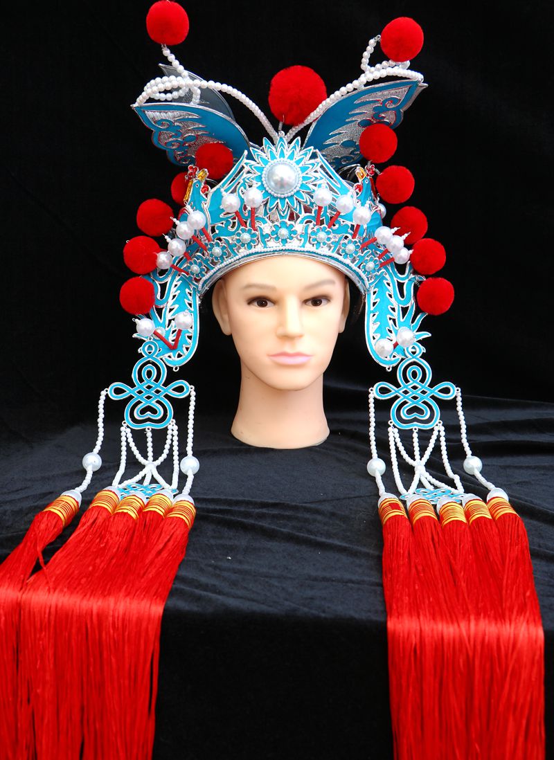 刀马旦京剧梨园世家蝴蝶冠公主盔