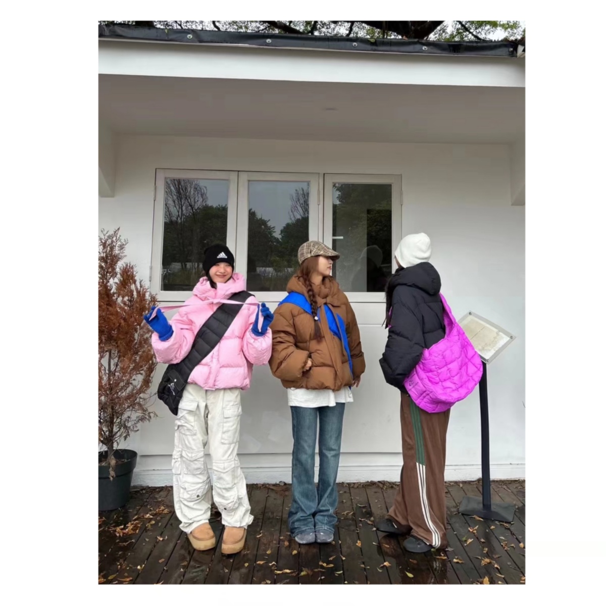 [大福Dafu]-云端漫步！秋冬通勤羽绒包包休闲轻便单肩斜挎云朵包