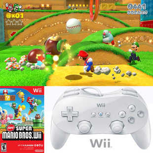 全新任天堂wii主机配件PRO经典手柄 怪物猎人手柄 足球格斗手柄