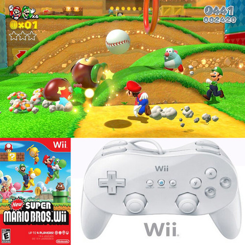 wii主机配件pro经典手柄格斗