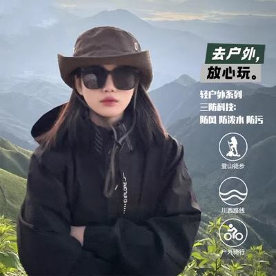 高品质三合一冲锋衣女士2025新款爆款秋冬季情侣防风防水滑雪外套