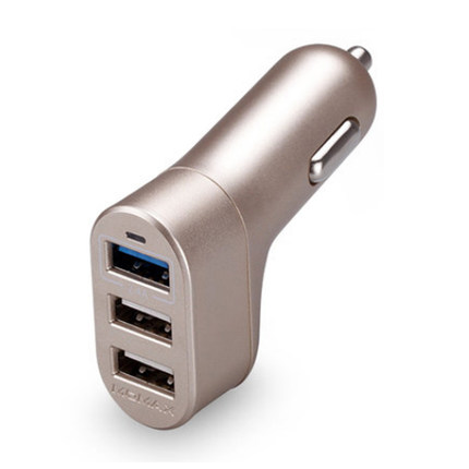 摩米士 iPhone6车充苹果手机平板3USB电源汽车点烟器5s车载充电器