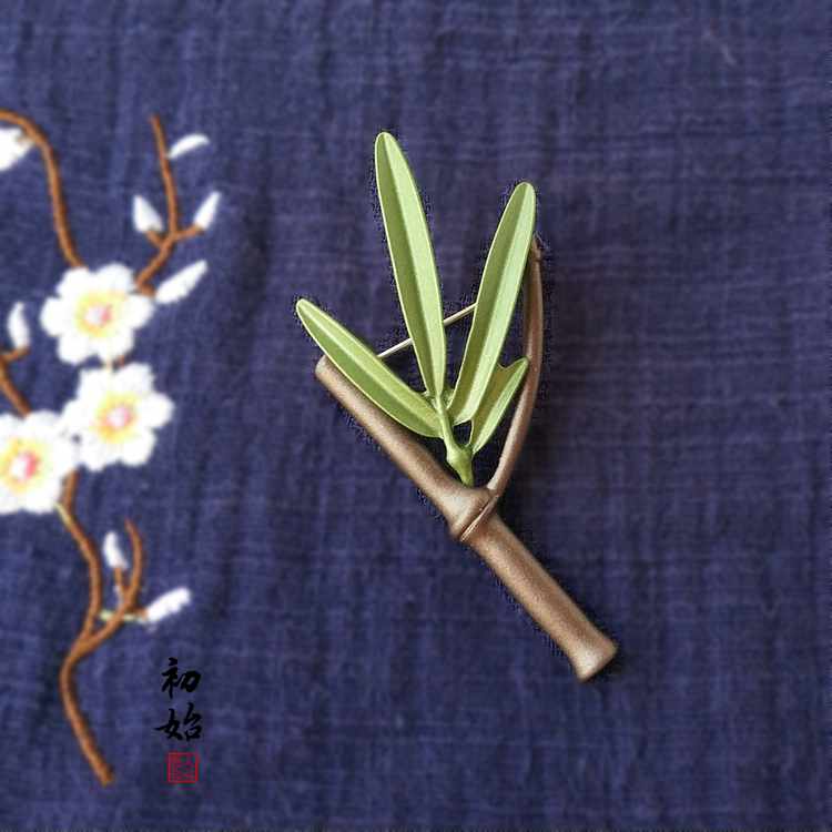 文艺风复古毕业礼物棉麻别针包邮