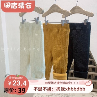 日系针织弹力打底裤 bi入啊 纯纯 130 厚实大弹力 厚绒80