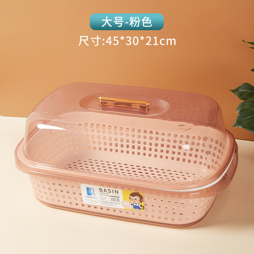 厨房放碗筷收纳盒家用餐具沥水篮
