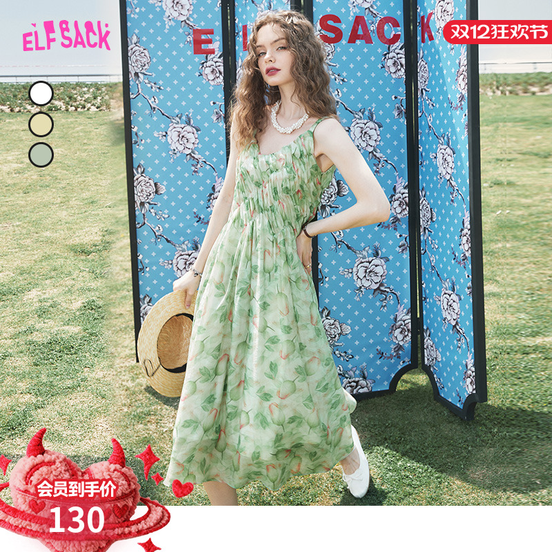 清凉森系性感连衣裙妖精的口袋