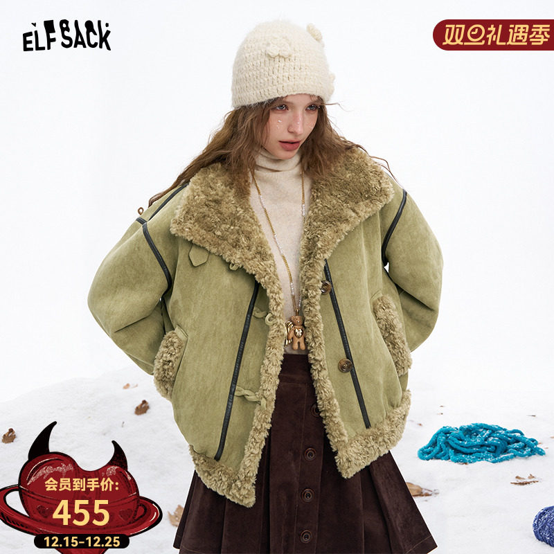 妖精的口袋【毛绒陷阱】毛呢外套