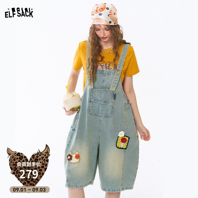 妖精的口袋【口袋巨乐不】背带裤图片