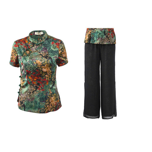 筠雅夏季新款新中式套装