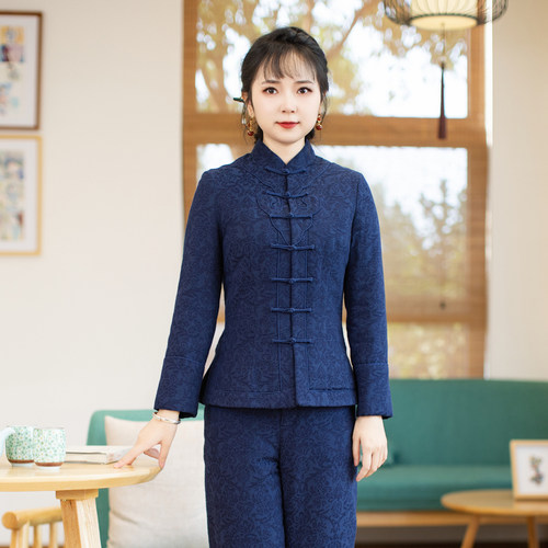 女冬唐装筠雅中式女装