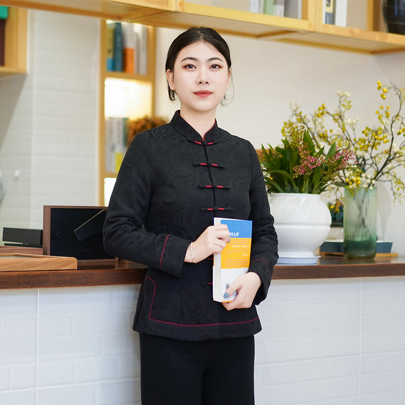 筠雅冬季新款加厚保暖唐装上衣旗袍棉衣棉服减龄新中式女装24J422