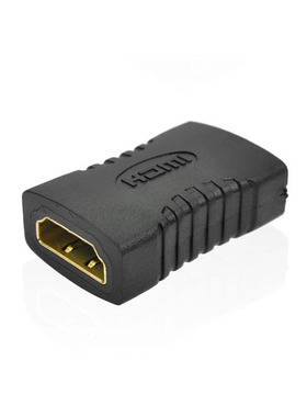 HDMI母对母直通转接线 母头黑色HDMI转接头
