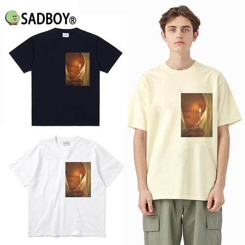 SADBOY2025AW纯棉印花短袖T恤