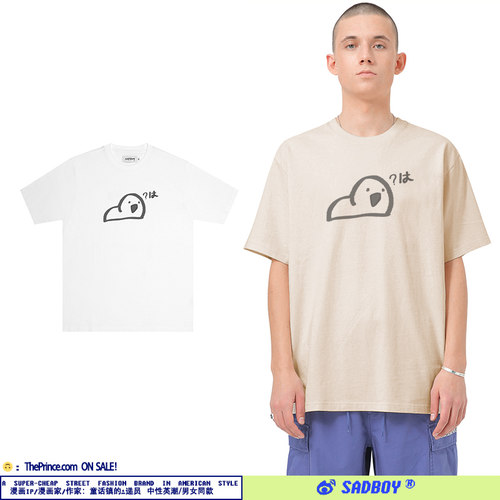 百搭短袖saboy涂鸦小众品牌