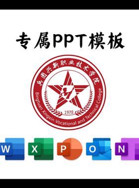 新疆生产建设兵团新兴职业技术大学PPT模板简约清新毕业答辩汇报