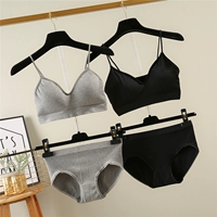 Tube top bọc ngực đồ lót nữ sinh viên làm đẹp trở lại dây đeo vest không có vòng thép chống ánh sáng cơ sở không có vòng thép áo ngực - Ống bikini đẹp