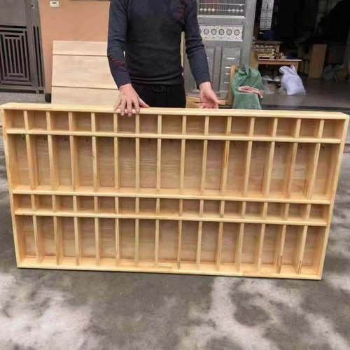 幼儿园口杯架儿童木制毛巾架