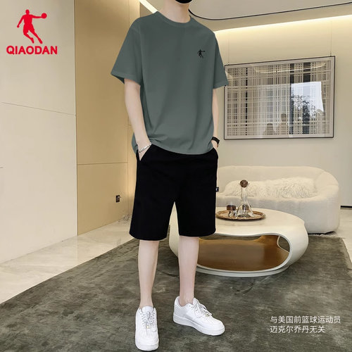 男运动套装乔丹短裤短袖透气