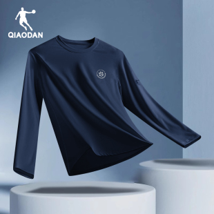 圆领宽松休闲跑步速干健身服套头防晒衣男 夏季 乔丹长袖 男t恤薄款