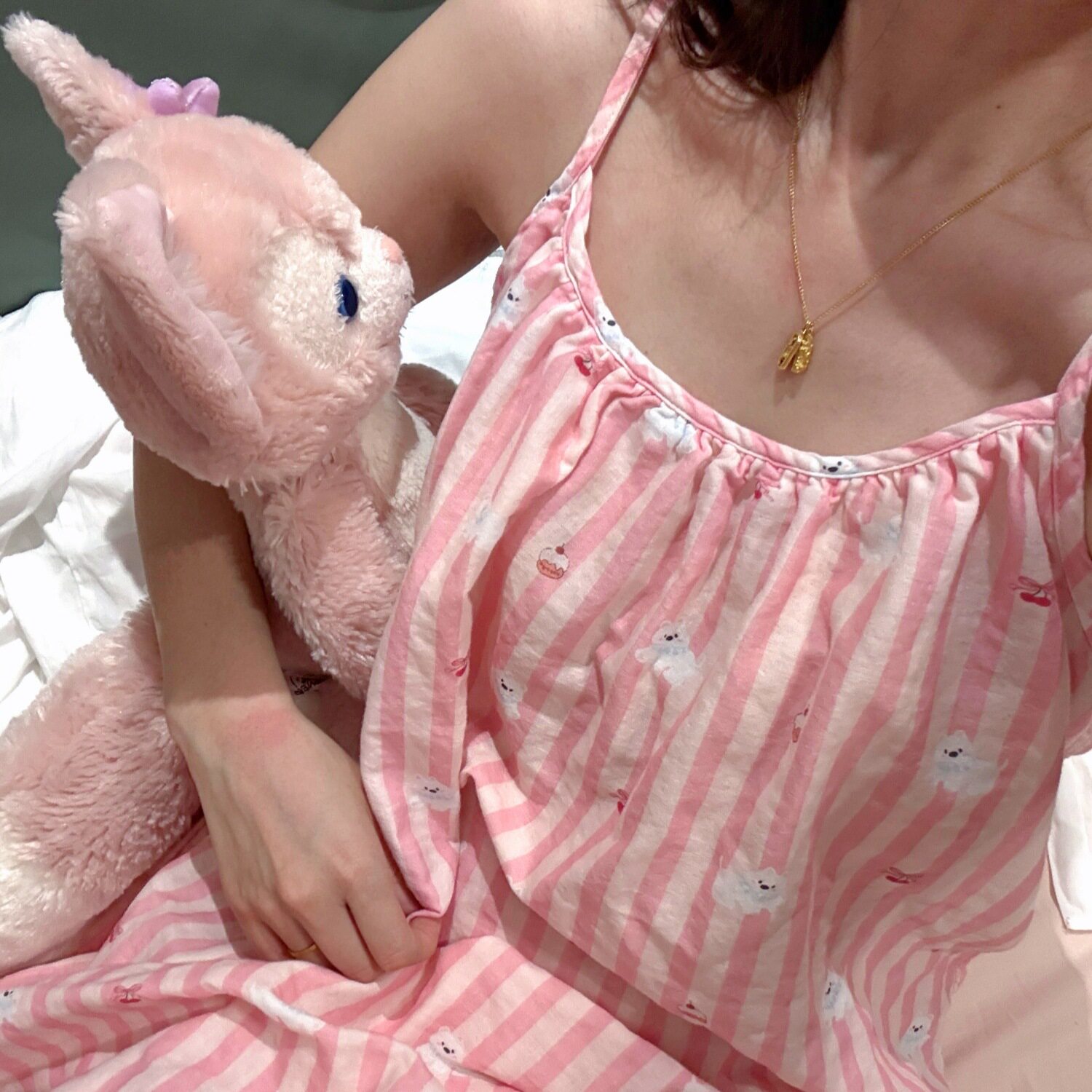 夏天的吊带睡裙~A类全棉双层纱吊带睡裙系列超软家居服