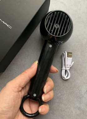 mac周边 手持便携式迷你电风扇 可挂可立小型充电静音降温神器