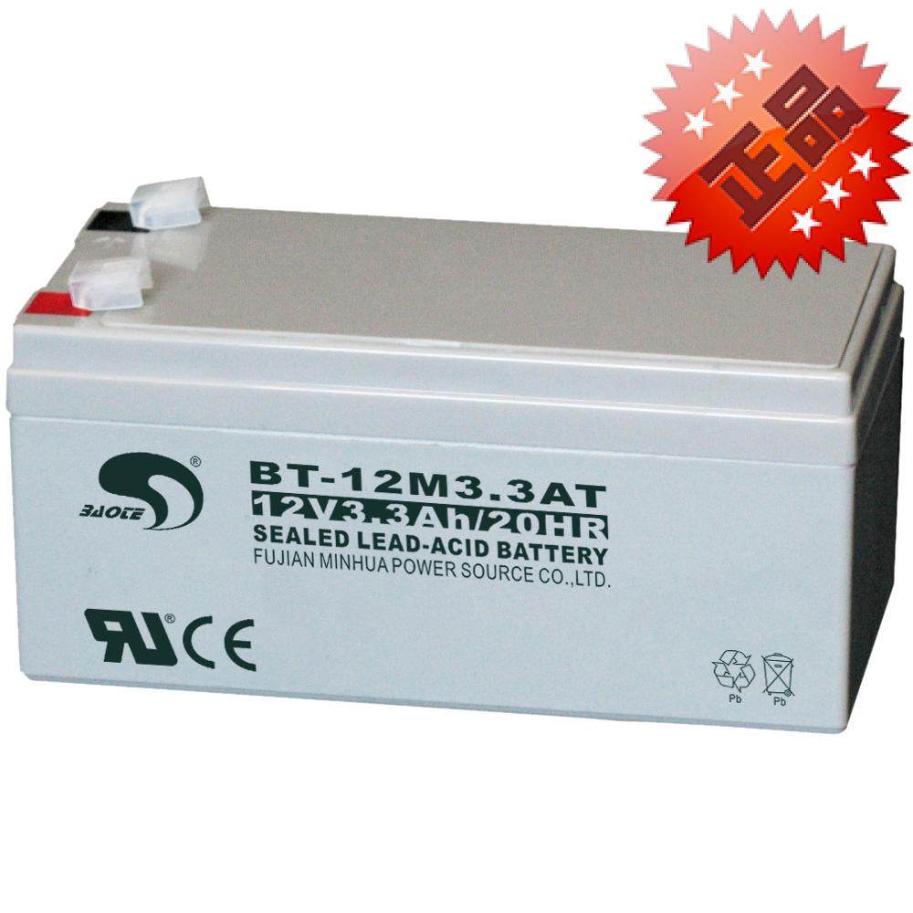 赛特BT-12M3.3AT(12V3.3Ah/20HR)免维护铅酸蓄电池