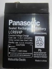 PANASONI LCR6V4P (6V4AH)玩具车 LCRV4.5AH 电子称电池LC-RB064P
