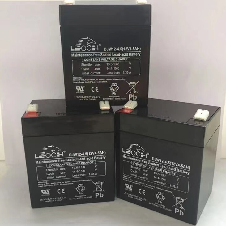 巨人通力电梯配件理士DJW12-4.5AH蓄电池轿顶应急电源12v5AH电瓶