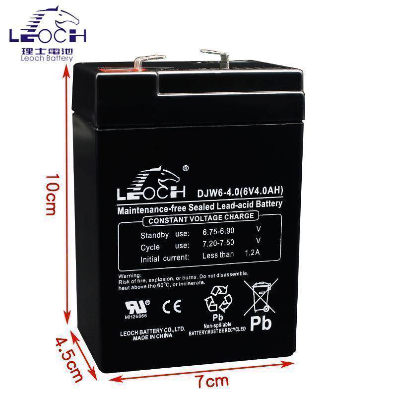 6V4.5AH/3FM4.5儿童电动车电瓶电子秤台称地磅通用增氧机电池