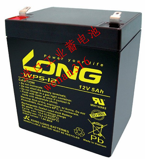 广隆LONG蓄电池 WP5-12 12V5AH MA707 MA708 MA808扩音机电池