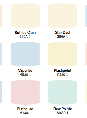 BEHR百色熊乳胶漆进口电子色卡调色参考