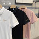 简约短袖 polo保罗上衣时尚 修身 短袖 潮 LUUD 衫 帅气艺术签刺绣男士