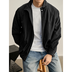 夹克 boxy短宽外套男双拉链户外防风飞行员拼接设计工装 LUUD 美式