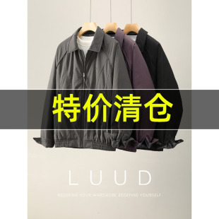 特价 轻盈保暖分格充绒翻领外套 解构分割设计白鸭绒羽绒服男冬季