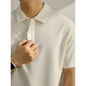 都市休闲百搭体恤 男微宽松保罗衫 LUUD 高级设计感纽扣翻领Polo衫